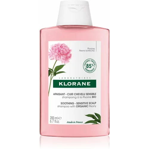 Klorane Peony šampon za občutljivo lasišče 200 ml