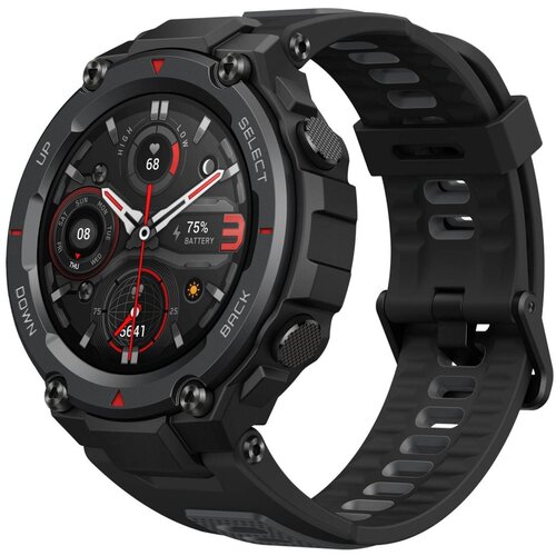 Xiaomi SAT pametni, 1.3&amp;rdquo; AMOLED, vodootporan 10ATM, BT, GPS &amp;ndash; Amazfit T-Rex Pro Meteorite Black Slike