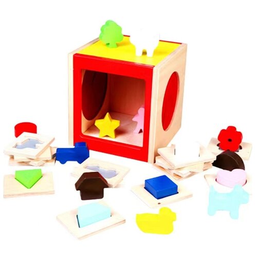 Bbo DRVENA IGRACKA KUTIJA POGODI OBLIK (36m+) Cene