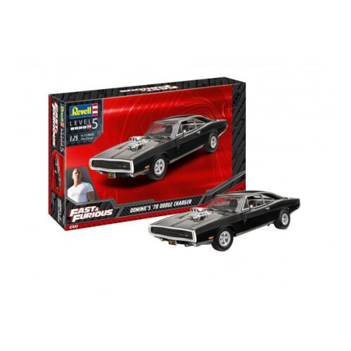 Revell maketa fast &amp;amp; furious - dominics 1970 dodge charger ( RV07693 ) Slike
