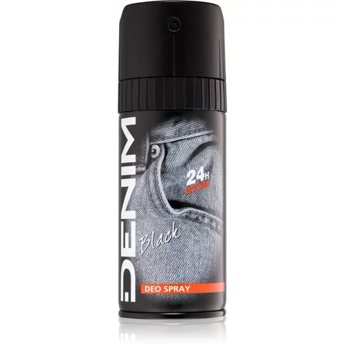 Denim Black 24H deodorant v spreju 150 ml za moške
