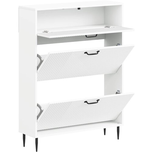  Ormar za cipele HAARLEM 78 x 24 x 103 cm Konstruirano drvo Slike