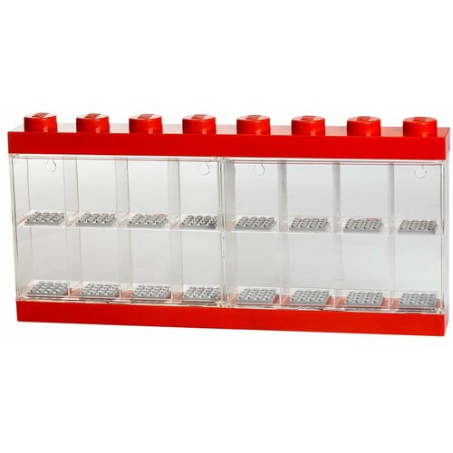 Lego izložbena polica za 16 minifigura: crvena ( 40660001 ) Slike