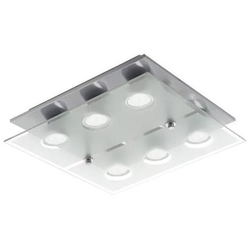 Eglo 75342 - led prigu&scaron;iva stropna svetiljka cabo-sd 6xGU10/5W/230V 34x34 cm mat hrom Cene