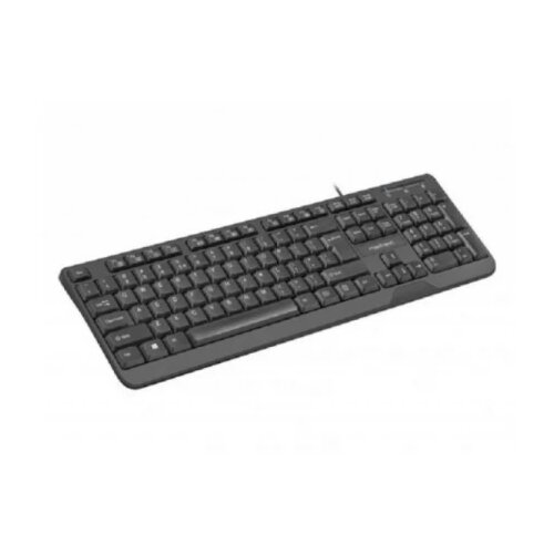 Natec TROUT, Slim Multimedia Keyboard US, USB, Black Cene