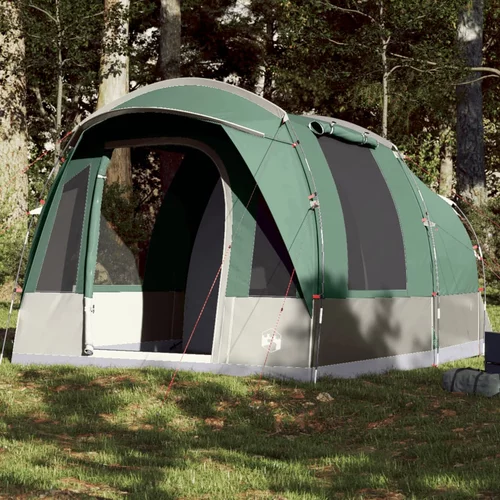 vidaXL Tunelski šator za kampiranje za 3 osobe zeleni vodootporni