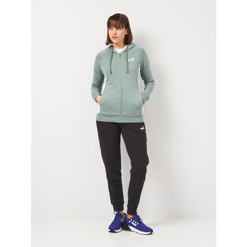 Puma Ženska trenerka Hooded, Sivo-crna Slike