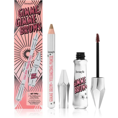 Benefit Gimme, Gimme Brows set za savršene obrve nijansa 4 Warm Deep Brown