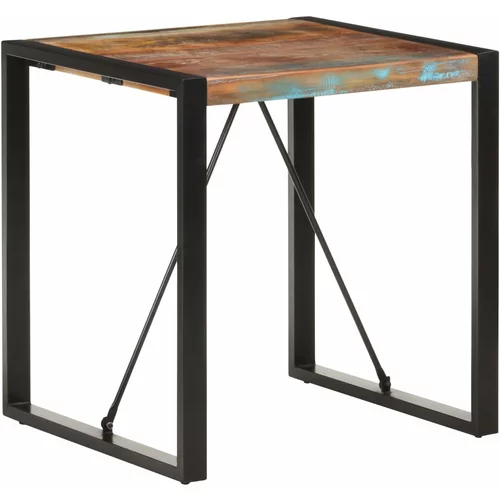 vidaXL Blagovaonski stol 70 x 70 x 75 cm od masivnog obnovljenog drva