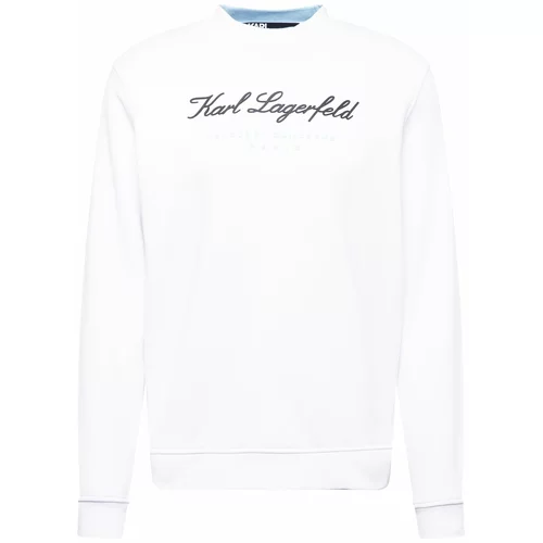 Karl Lagerfeld Majica nebeško modra / črna / bela