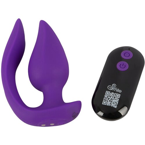 SMILE 2u1 analni vibrator i stimulator klitorisa (ljubičasti) Cene