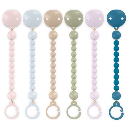 Suavinex Colour Essence Soother Holder držalo za dudo Beige 1 kos Slike