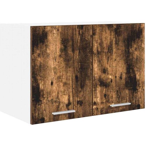  Viseći ormarić Riga Dimljeni hrast i bijela 60 x 31 x 40 cm Slike