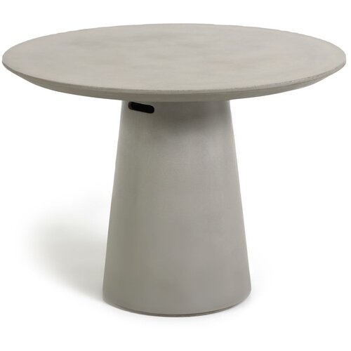 Kave Home betonska zunanja jedilna miza Itai, ⌀ 120 cm Cene