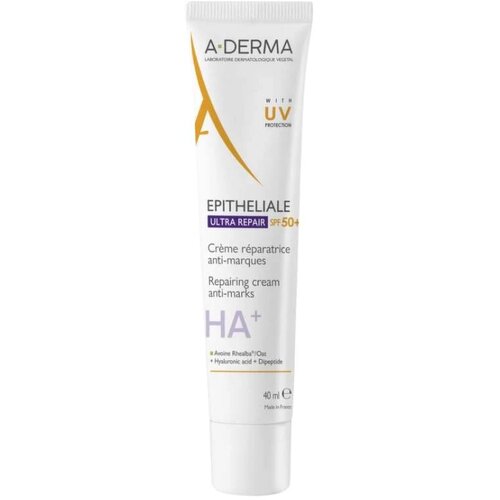 A-derma Krema za o&amp;scaron;tećenu kožu Epitheliale Ultra, SPF 50+, 40 ml Slike