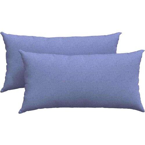 VidaXL jastučići za sofu 2 pcs plava 80 x 40 cm tkanina Slike