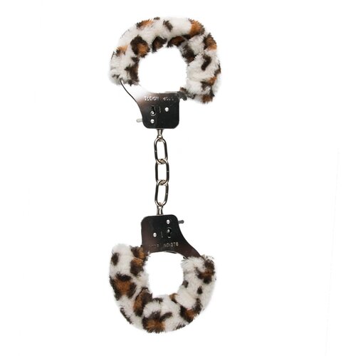 Easytoys Fetish Collection Furry Handcuffs - Leopard Cene