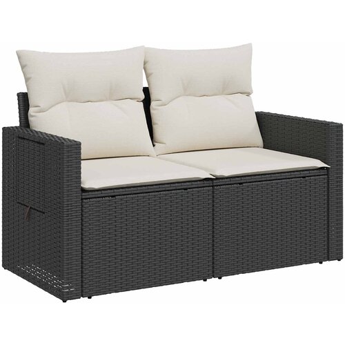  Set sofe 7 kom. Crna i krem-bijela 234 x 234 x 85 cm Slike