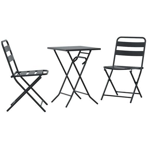 Bistro set za vrt 3 pcs Čelik Slike