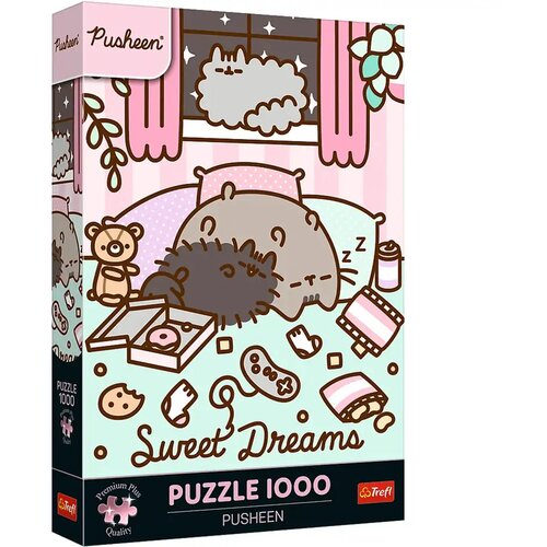 Trefl Pusheen slatki snovi 1000-dijelna Premium plus kvaliteta slagalica - Cijene