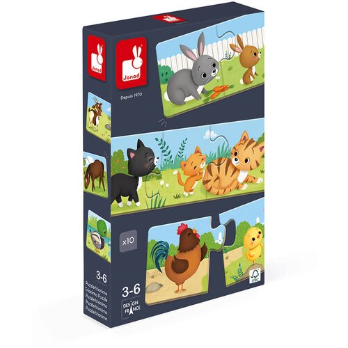 Janod otroški puzzli trionimo 30 kosov Cene