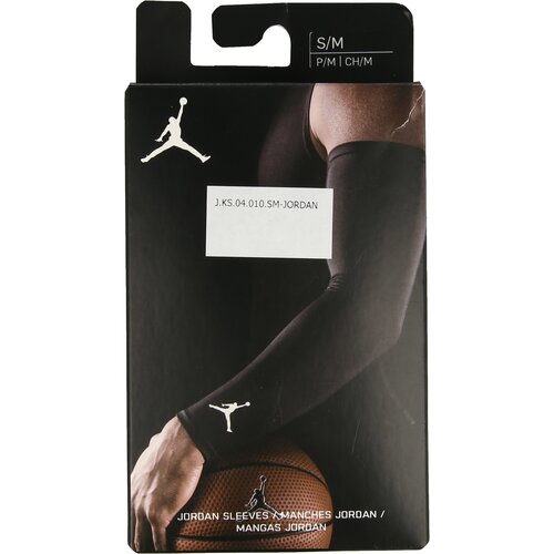 Nike košarkaški sleeve jordan shooter s/m black/white Slike