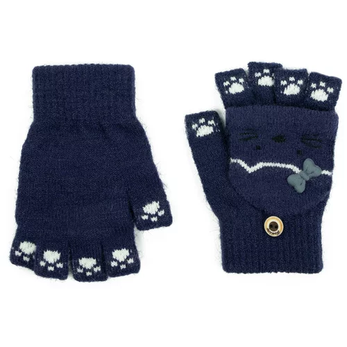 Art of Polo Kids's Gloves rk23370-7 Navy Blue