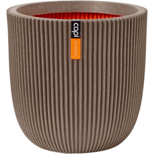  Kroglast cvetlični lonec &amp;quot;Groove&amp;quot; 35x34 cm - taupe Slike