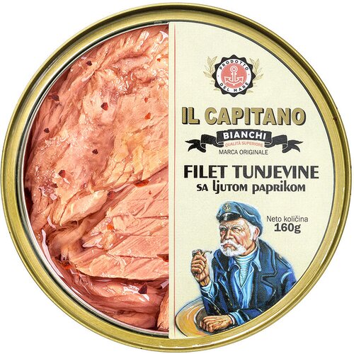 Il Capitano Tunjevina fileti sa ljutom paprikom, 160g Slike