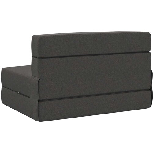 SOFA na razvlačenje Tamnosiva 70 x 72 x 60 cm Tkanina Slike