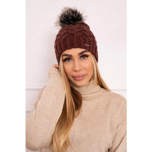  Cap with fleece Daria K217 brown Cijene