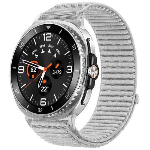 INF Združljiv najlonski pleten pa&scaron;ček za uro Samsung Galaxy Watch Ultra 1/2 Grey, (5000116445) Cene