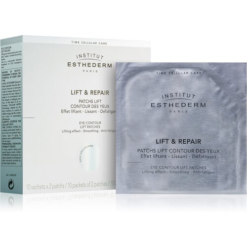 Institut Esthederm Lift &amp;amp; Repair Eye Contour Lift Patches maska za zatezanje očiju u obliku flastera (Cellular Care) 10 x 2 kom Slike