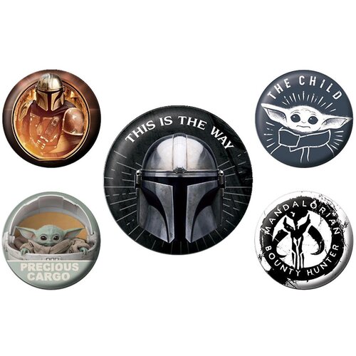 Pyramid International bedževi Star Wars -The Mandalorian - Badge Pack Slike