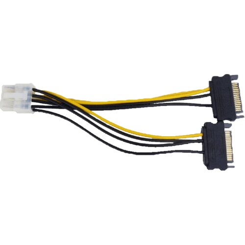 E-green Naponski adapter za PCI-E VGA (8-pin) -2x Sata Slike