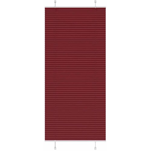  Plisirana zavjesa Bordo crvena 85x200 cm Širina tkanine 84,4 cm Poliester Cene