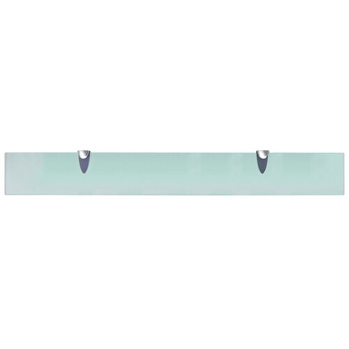  Zidne police 2 kom staklene 80 x 10 cm 8 mm Slike