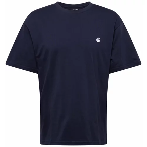 Carhartt WIP Majica 'Madison' mornarsko plava / bijela