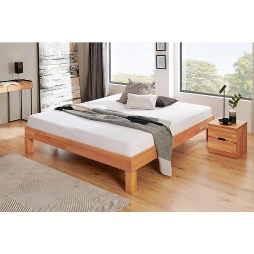 MID.YOU FUTONSKA POSTELJA 200 cm x 200 cm , les bukev (jedrovina) Cene