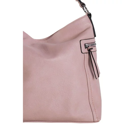 Fashionhunters Light purple roomy shoulder bag with a handle
