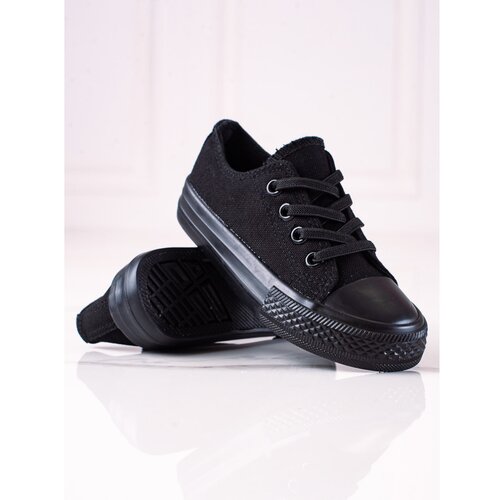 VICO Black children's sneakers with elastic bands Cijene
