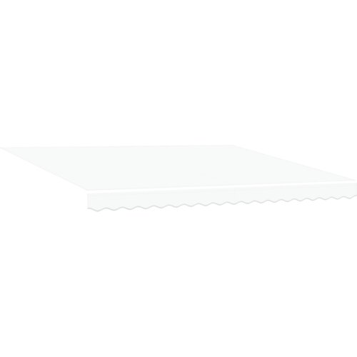 VidaXL Skrovita tenda Bijelo 400x300 cm Poliester i aluminij i tkanina Slike