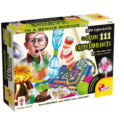 Lisciani Mali Genije Edukativni set SR 111 eksperimenata Cijene