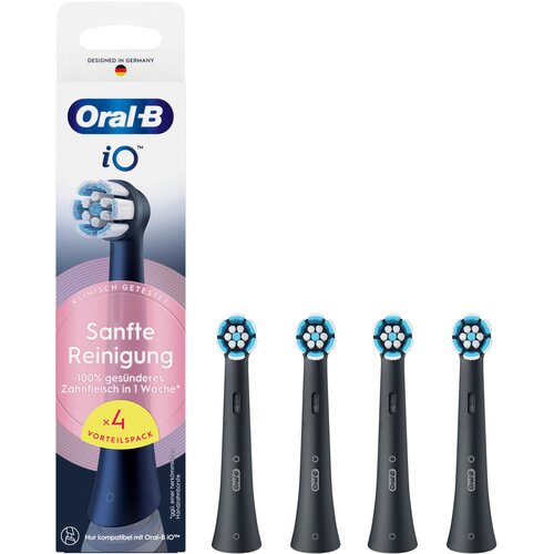 Oral-b nadmetanje glava iO nježno 4kom, ci&amp;scaron;cenje crno Slike
