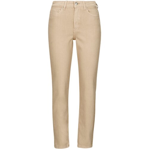 Only Mom-jeans ONLEMILY Bež Cene