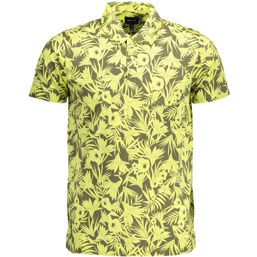 Gant MEN&amp;amp;#39;S SHORT SLEEVE YELLOW POLO SHIRT Slike