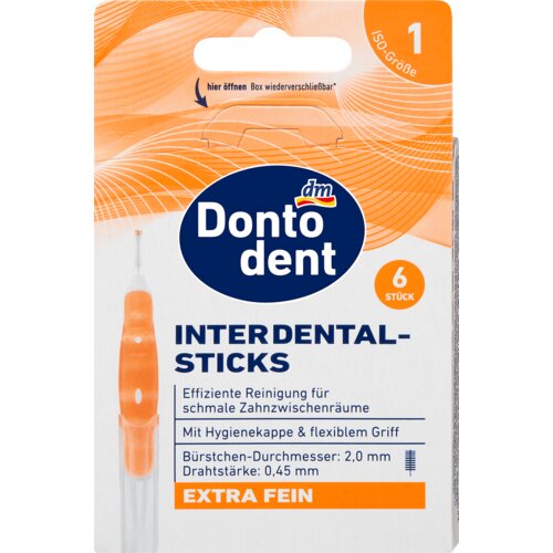 Dontodent Interdentalni štapići (ø 2,0 mm) ISO 1 6 kom Cene