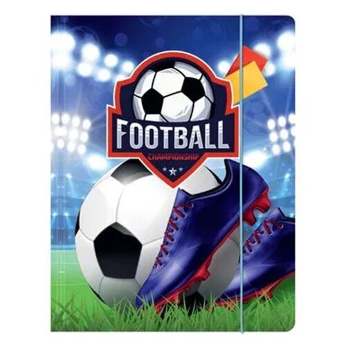 Master Fascikla A4 LUX sa gumom FOOTBALL 600g 6109 Slike