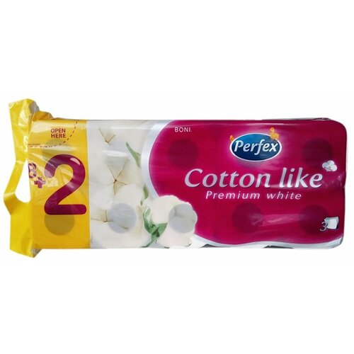 Perfex Toalet papir Cotton like 3 sloja 1/10 Cene