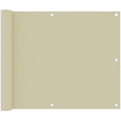 vidaXL balkonski zastor krem 75 x 300 cm od tkanine Oxford Cijene